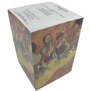 Degas Three Dancers Yellow Skirts Phila Museum of Art Paper Cube New